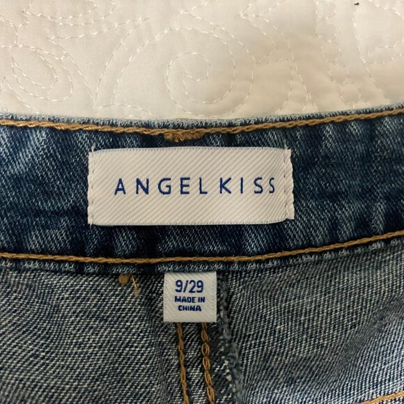 Angel Kiss Women's jeans sz 9/29 distressed with tags - Picture 6 of 9